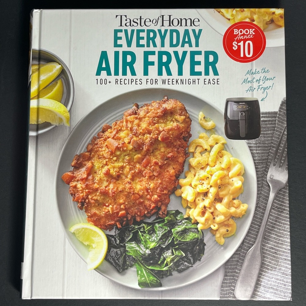 Taste of Home Everyday Air Fryer Recipe Hardcover Cookbook